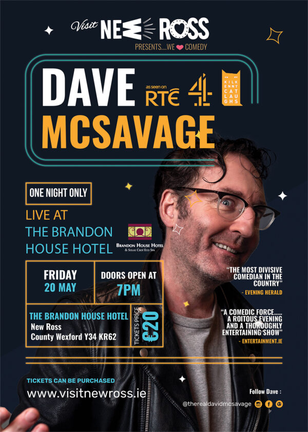 Dave Mc Savage Live at The Brandon House Hotel